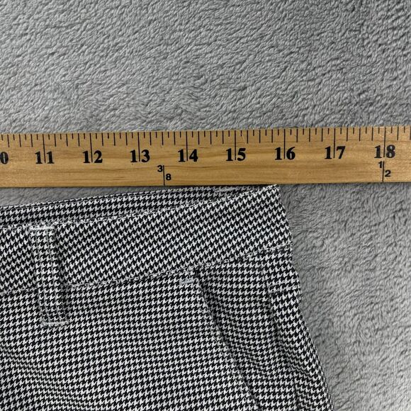 Volcom Pants Mens 30 White Black Chino Houndstooth Skater Straight Leg - Picture 10 of 14